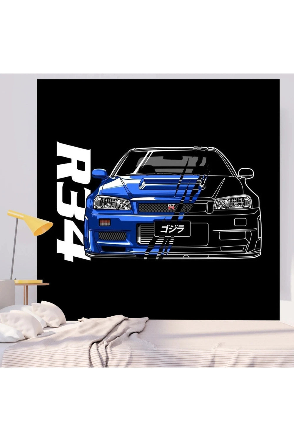 Retro JDM Legends Tapestry