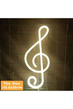 Music Note Neon Sign