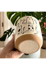 Painted Cartoon Ceramic Mug