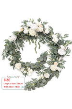 White Rose Wedding Garland