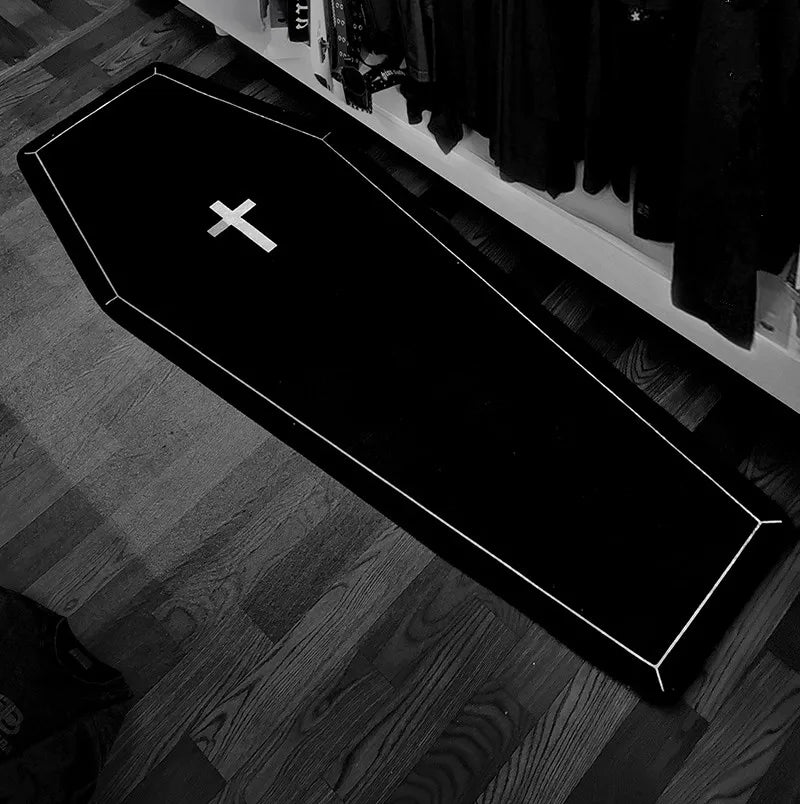 Gothic Skull Cross Rug