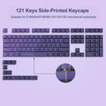 Printed Purple Shine Keycaps