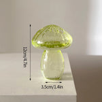 Whimsical Mushroom Glass Vases