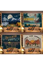 American Vintage Style Tapestry