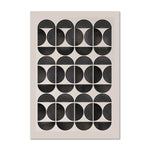 Geometric Monochrome Canvas Poster