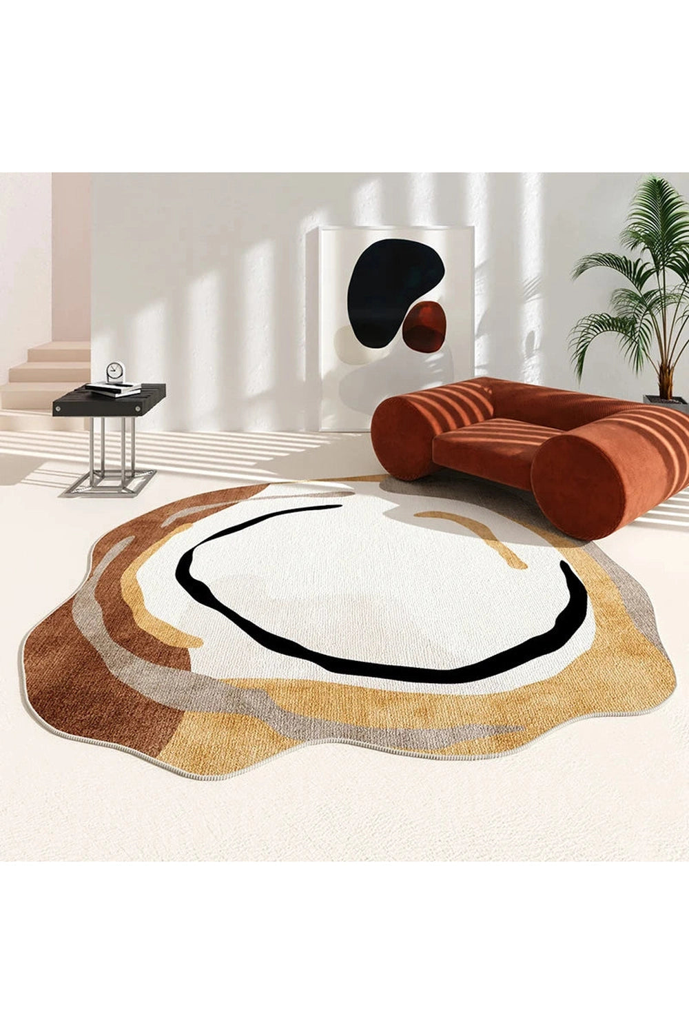 Modern Abstract Flow Rug