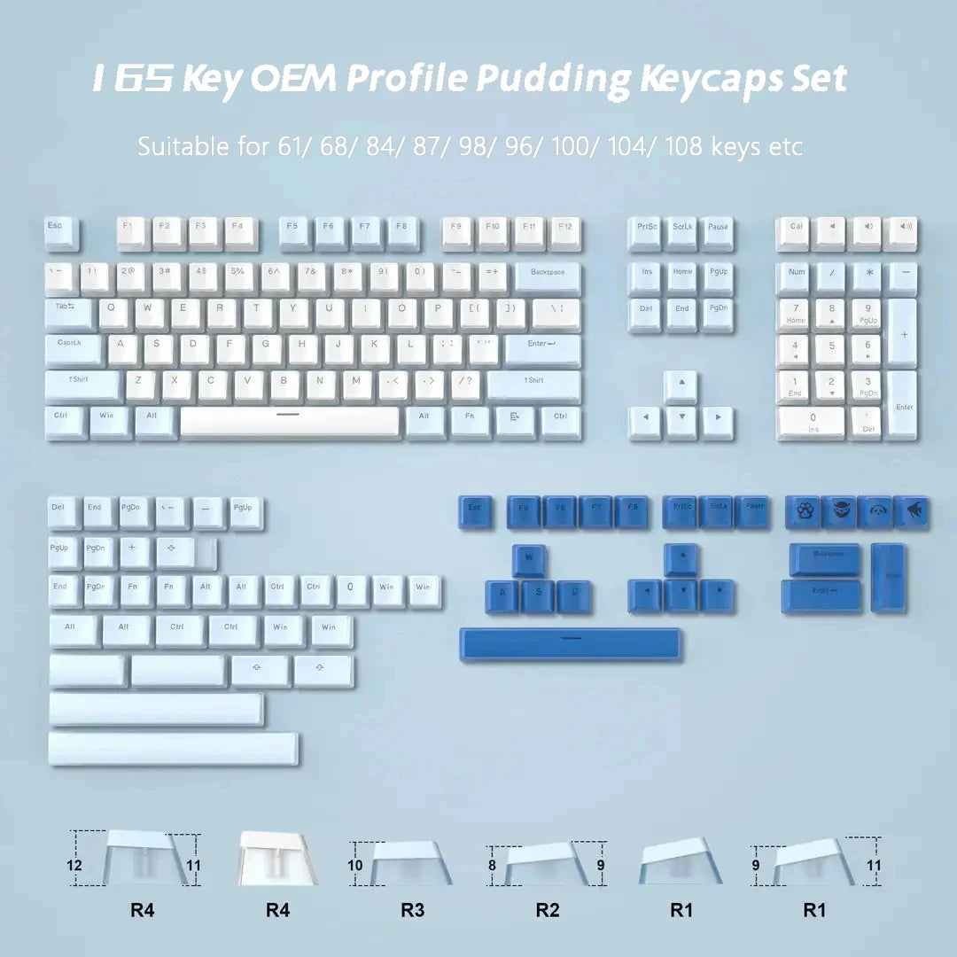 Blue Pudding PBT Keyset