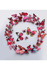 Colorful 3D Butterfly Stickers