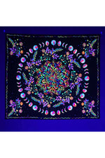 Psychedelic Alien Abduction Tapestry