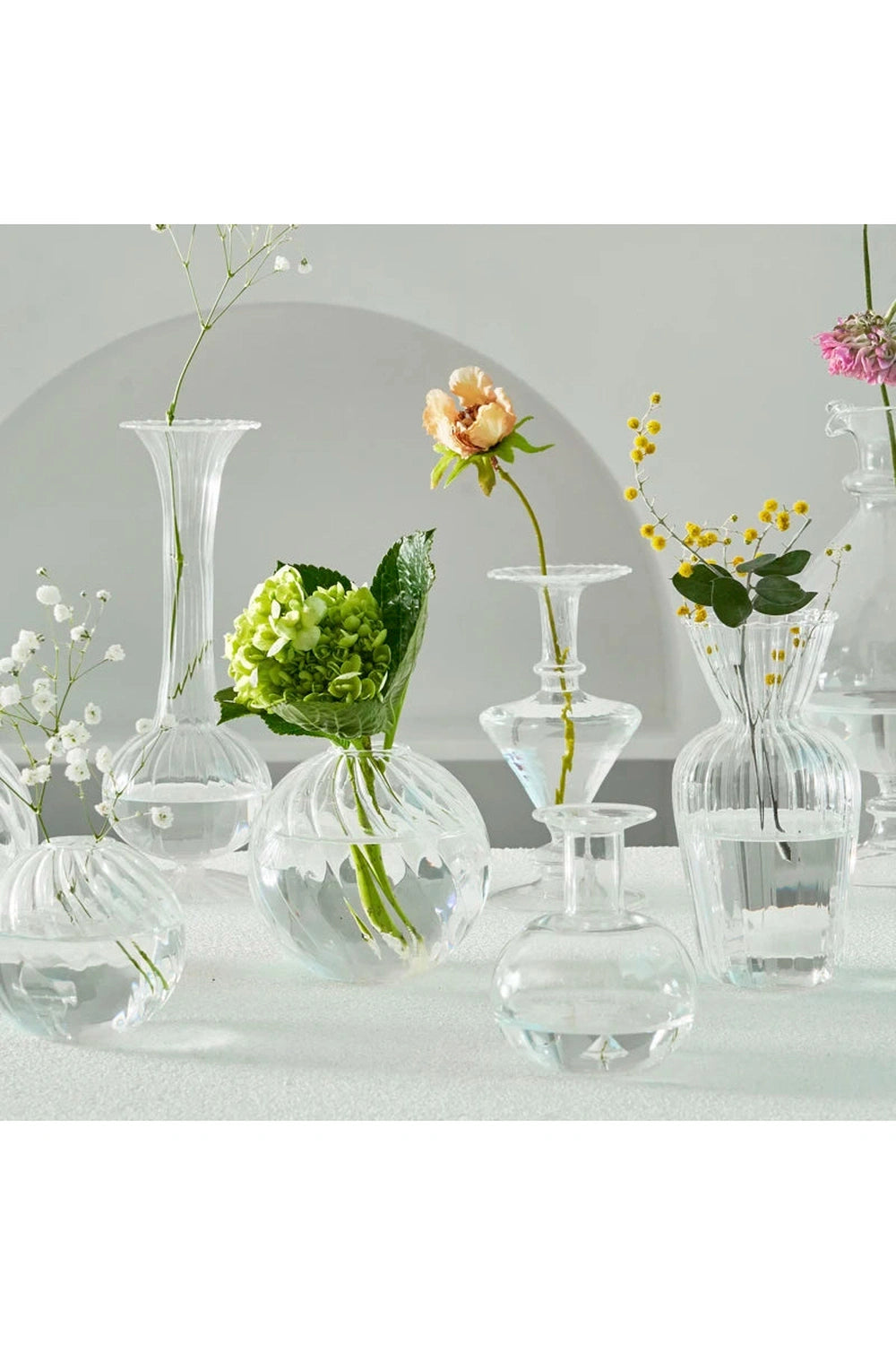 Clear Modern Glass Vase