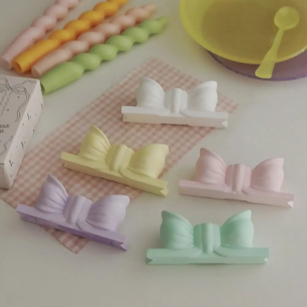 Sweet Bow Pastel Candle Holders