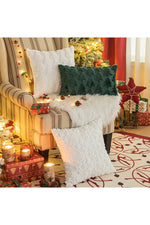 Xmas Plush Decorative Pillow Case