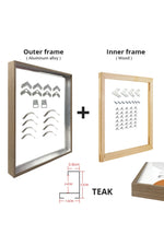 Golden Black Aluminum Frames