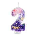 Fairycore Mermaid Sparkle Number Candles