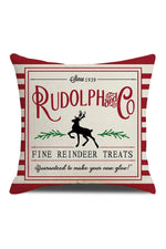 Holiday Linen Cushion Pillow Case