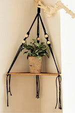 Bohemian Corner Hanging Shelf