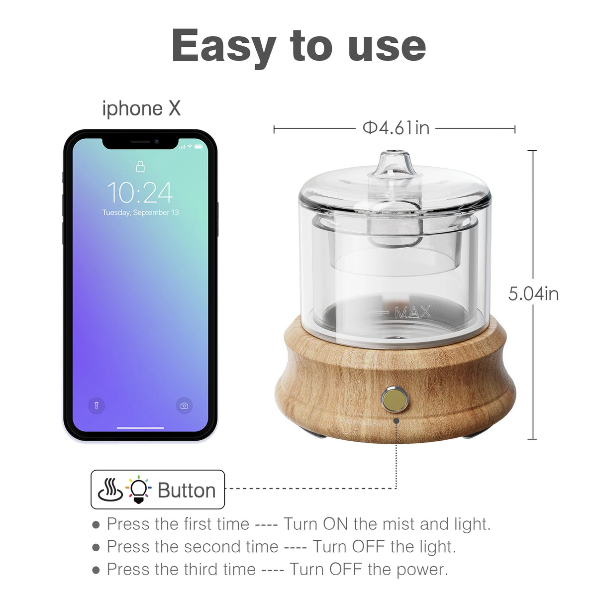 Modern Glass Dome Humidifier