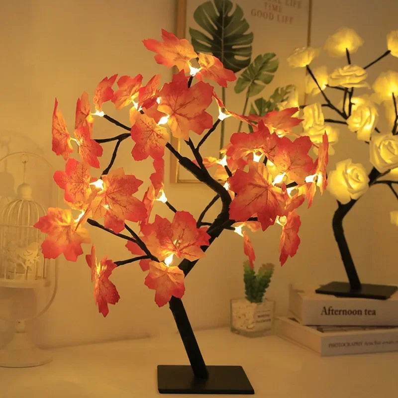 Autumn Glow Maple Tree Lamp