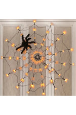 Spooky Spiderweb String Lights