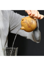 Golden Dragon Egg Teapot