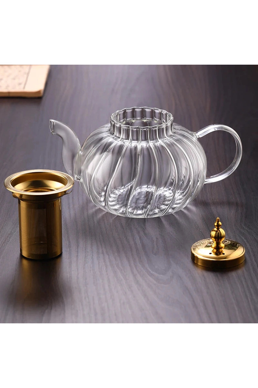 Heat-Resistant Glass Teapot