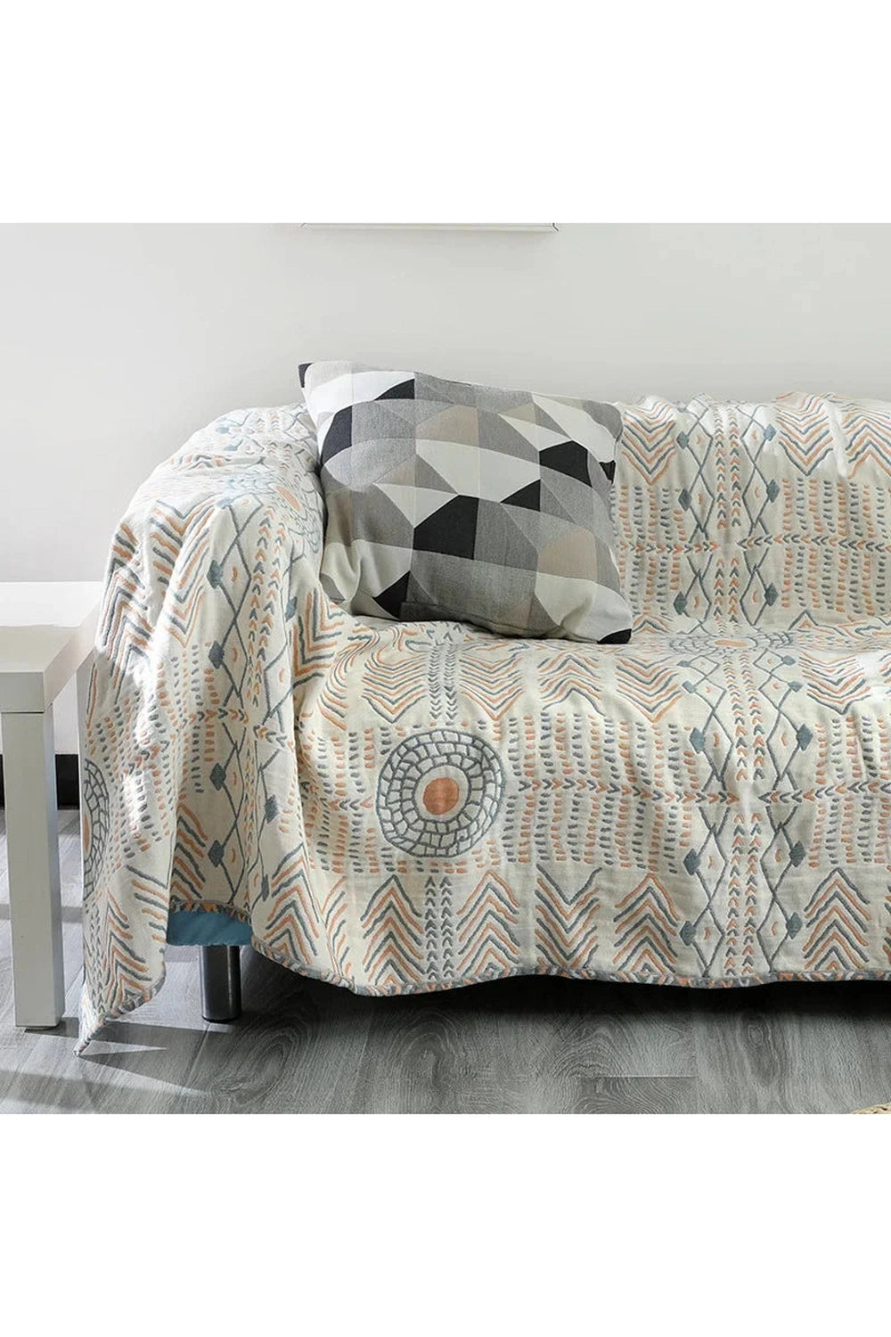 Geometric Boho Sofa Cover