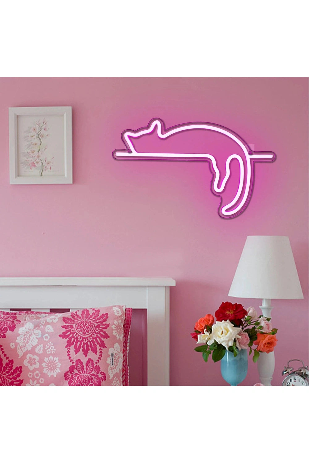 Lazy Cat Room Neon Sign