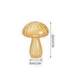 Whimsical Mushroom Glass Vases