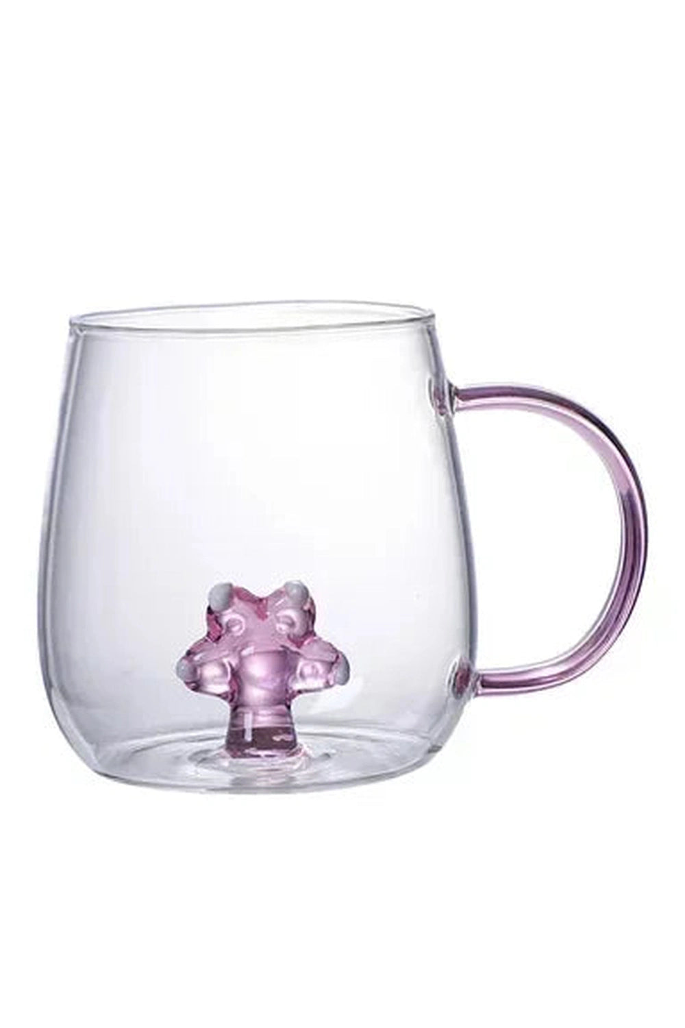 Cartoon Animal Glass Juice Cup