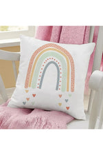 Rainbow Print Sofa Pillow Case