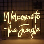 Jungle Welcome Neon Sign