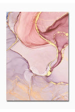 Pink Marble Canvas Poster