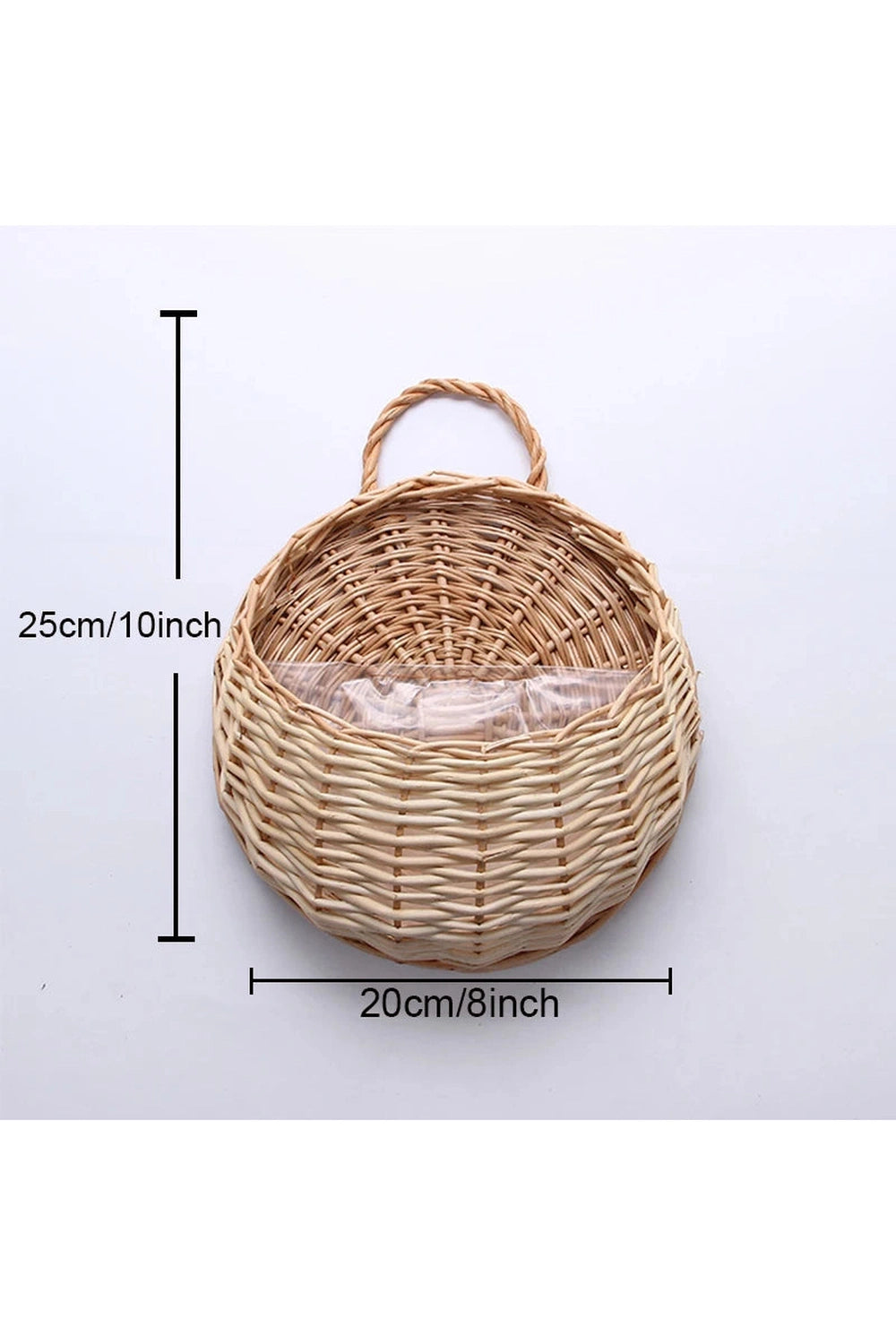 Rattan Wall Hanging Planter