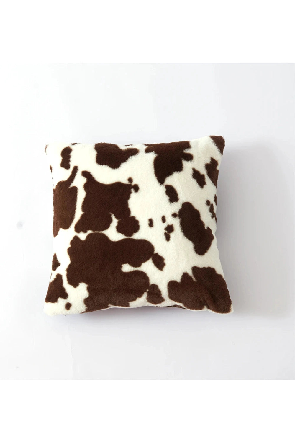 Cow Pattern Plush Pillow Case