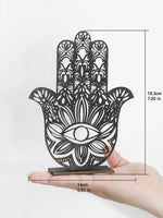 Hamsa Hand Black Desk