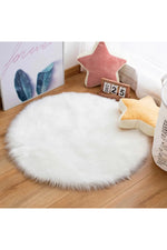 Fluffy Pink Floor Rug