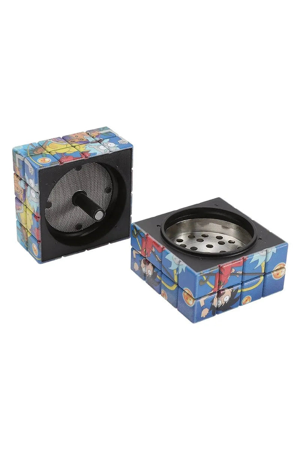 Cartoon Cube Herb Grinder