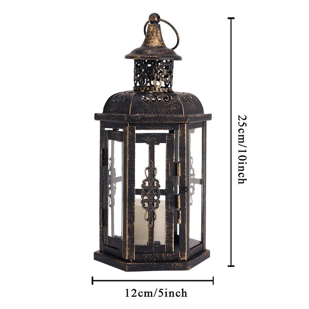 Metal Hanging Candle Lantern