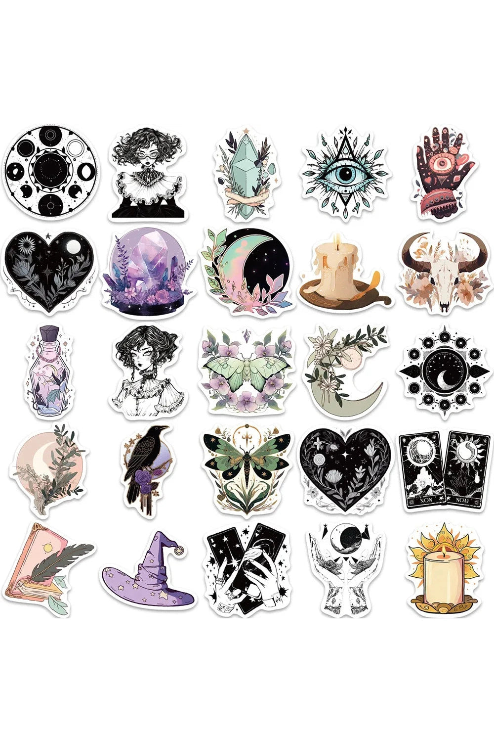 Magic Witch Scrapbooking Stickers