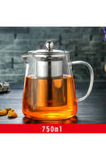 Stainless Infuser Glass Teapot