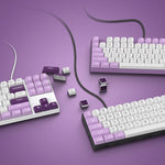 Purple White ISA Keycaps