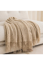 Sand Dunes Textured Throw Blanket