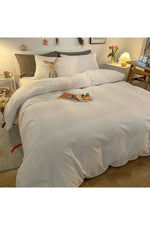 Cozy Solid Color Bedding Set