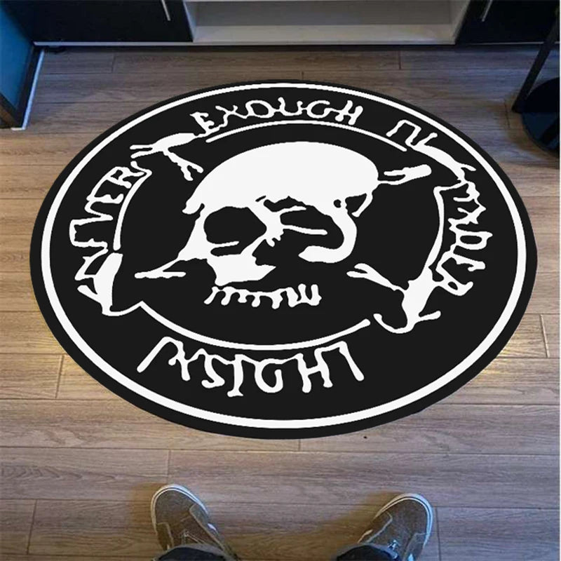 Gothic Skull Halloween Rug