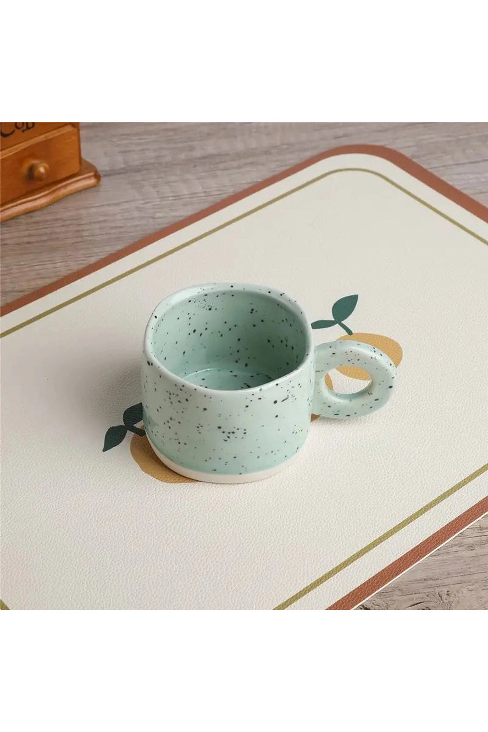 Ring Handle Porcelain Mug