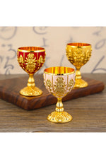 Floral Engraved Retro Goblet