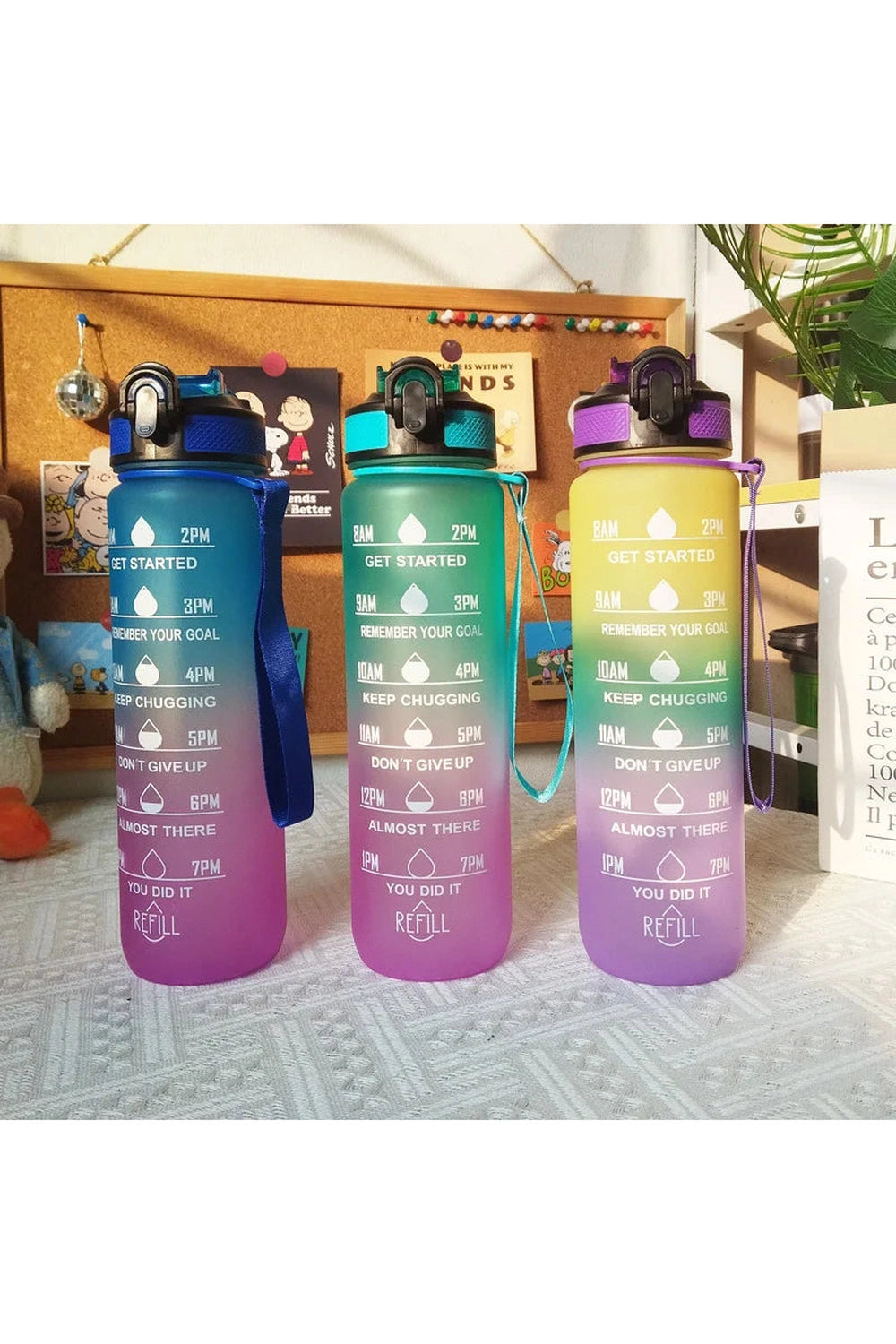 Motivational Gradient Hydration Bottle