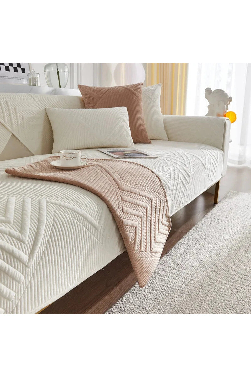 Super Soft Quilted Sofa Cover