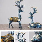 Lucky Deer Resin Sculpture