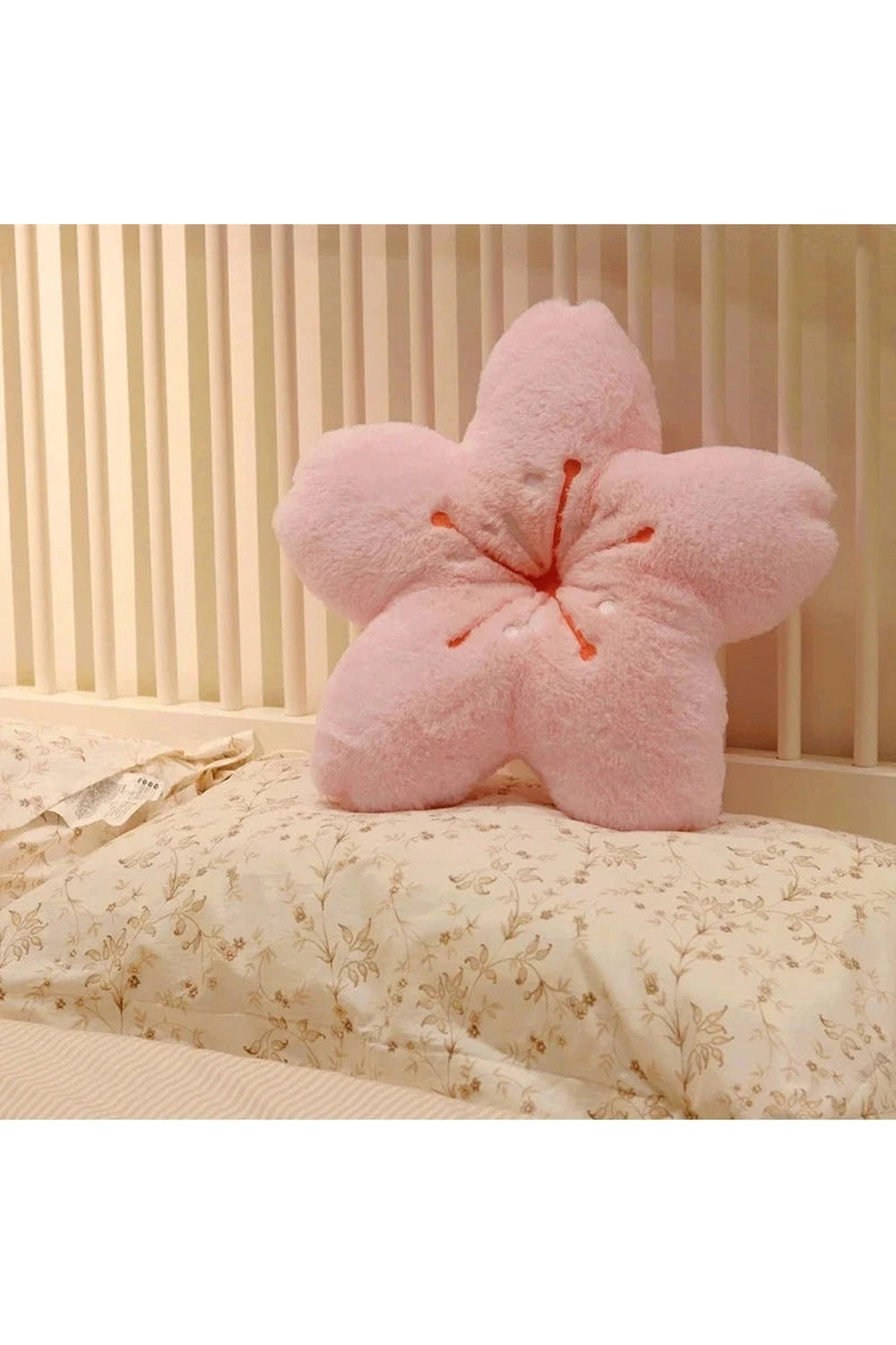 Cherry Petal Plush Pillow